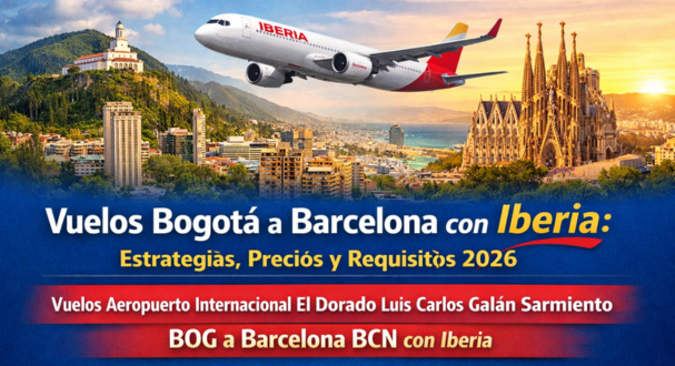 Vuelos Aeropuerto Internacional El Dorado Luis Carlos Galán Sarmiento BOG a Barcelona BCN con Iberia