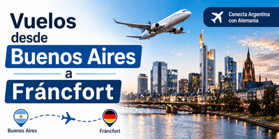 Vuela de Ezeiza a Fráncfort con consejos prácticos para ahorrar y viajar mejor